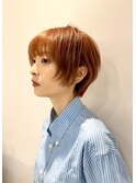 小顔ナチュラルショート20代30代40代くびレイヤーショート