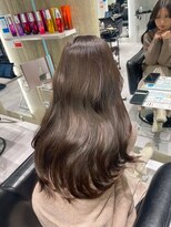 ベール(Vale)&nbsp;うる艶ロングカール×髪質改善カラー/韓国風小顔カット#3