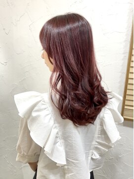 ルテン 吉祥寺(Luten) 【Kai.】カシスレッド×小顔カット◇髪質改善トリートメント