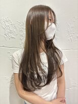 エルサザビューティー 神戸三宮(Elsa the beauty)&nbsp;レイヤーカット韓国レイヤーハイレイヤーグレージュ