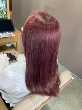 ブローチェ マカナ(BROCHE makana) 濃いめピンク