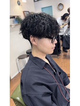 ヘア ライフ ワイレア(HAIR LIFE Wailea) 刈り上げマッシュ×波巻きスパイラル