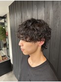 波巻きパーマ