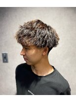 クフィア メンズヘアー カンポ 天王寺店(CUFFIA MEN'SHAIR CAMPO)&nbsp;ツーブロックスペインカール韓国マッシュツイストパーママンバン