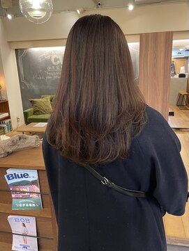 ヘア プロデュース キュオン(hair produce CUEON.) レイヤースタイル×チョコブラウン