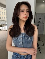 フェミニンロング/似合わせカット/メルティカラー/2wayバング1