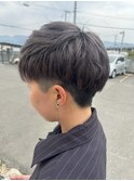 シルバー/マッシュ/レディース刈り上げ/ブリーチカラー/ケア