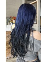 アンジェリカ 天理店(ANGELICA)&nbsp;青 × 黒 ルーツカラー (HINA)