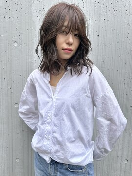 ヨーク(YOKE) YOKE 切りっぱなしボブ結べるボブ髪質改善ミルクティーベージュ