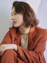 リュクスバトーバイトリコ 船橋南口店(Luxe BATEAU by tricot) スモーキーブラウンボブ/20代30代40代
