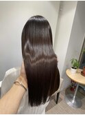 艶々縮毛矯正　髪質改善　ひばりが丘