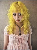 レイヤーカット/ウルフ/ホワイトブロンド/外ハネボブ/美髪