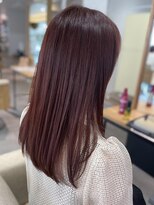 フリップビーアヴェダ(FLIP B AVEDA)&nbsp;本八幡×市川×暖色カラー×艶髪×スモーキーレッド