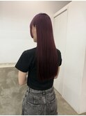 20代/30代/ブリーチカラー/チェリーレッド/ハイトーンカラー