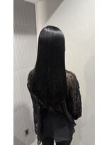 サエラ(caetla)&nbsp;ネイビーブラックロング【上野 稲荷町 御徒町蔵前】【髪質改善】