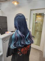 シェイロ(Cielro)&nbsp;ネイビーカラー/エクステ/ダブルカラー☆suzu☆