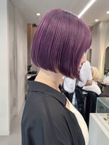 ソル ジングウマエ(SOL JINGUMAE) 表参道ラベンダーカラー寒色系カラーケアブリーチパープルカラー