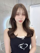 フォンズ(FONS)&nbsp;くびれヘア　マロンブラウン　マロンベージュ　明るめカラー