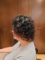 センス 洗足店&nbsp;メンズ ボリュームパーマ×ミディアム×ツーブロック