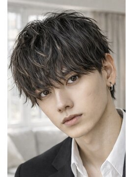 ロア(Roa.) ソフトツイストスパイラルパーマ　メンズマッシュ