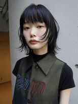 ネハス 名古屋栄店(nehus.)&nbsp;ウルフカット/レイヤーカット/ブリーチなしカラー/カット