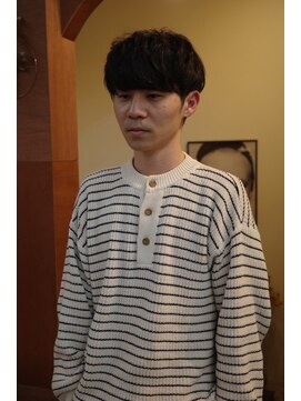 エディ(Edy) マッシュニュアンスパーマケアパーマ刈り上げメンズ眉毛カット