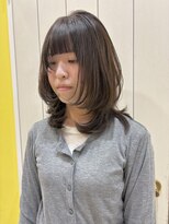 ラック 辻堂(LUCK)&nbsp;【黒田】顔まわりレイヤー/ベージュカラー/レイヤーカット