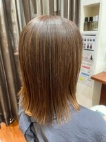 美容室ヒラトヤ 都南店&nbsp;レイヤーカットことりベージュレイヤーロング顔周りカット