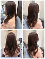 リオルソ(Re/ortho)&nbsp;ツヤ感をプラスしたショコラブラウンのロングヘア