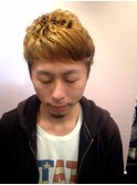 イエローゴールド系カラー　メンズショートに相性◎