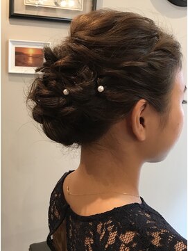 ロータス ヘアデザイン(LOTUS hair design.) お呼ばれヘアセット×guest style