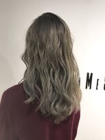 フレイムスヘアデザイン(FRAMES hair design)&nbsp;ハイグレージュカラー×重軽セミロング