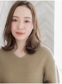 【ROMA】くすみカラー大人ネオウルフ小顔無造作カールロブ