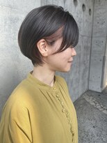 カシュカシュ(cache cache) ショートbob styleインナーカラーピンクベージュ☆