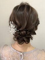 フェリーチェ(Felice)&nbsp;結婚式　ドレスヘア　愛されシニヨン　フォーマル　花嫁　上品