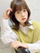 インナーカラー/ココアベージュ/外ハネボブ/大人かわいい/銀座