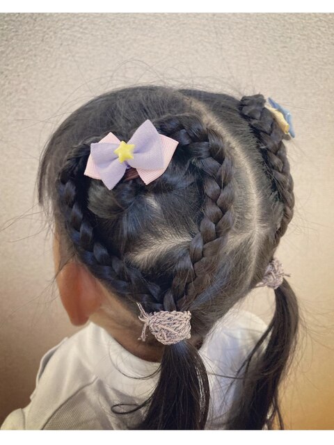 キッズヘアアレンジ♪