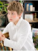 ハイライトオン眉くせ毛カット小顔ネオウルフc5大宮20代30代40代