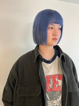 ゼスト パーク(ZEST PARK) 【ブルー界で最上級！？】くすみアッシュブルー◎