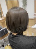 ミニボブ¥グレージュカラー