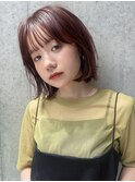 【baLon.fem 志岐英恵】 レッド系カラーボブ◎◎