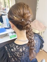 ジェネータ 新横浜店(GENETA)&nbsp;編みおろしヘア【新横浜/ヘアセット】
