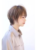 横顔綺麗に襟足スッキリショート!!