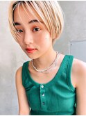 【ROJITHA表参道原宿】大人ショート×ブロンドカラー
