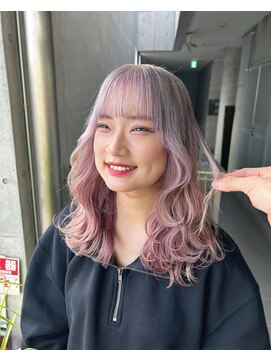 ガルボ ヘアー(garbo hair) ハイトーン ケアブリーチ デザインカラー 10代 20代
