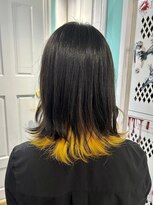 マティーナ ヘアー 池袋(Matina hair)&nbsp;【ブラック×イエロー×インナーカラー】20代30代40代50代
