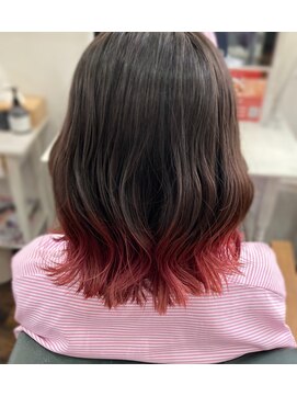 アークス(Ark'ss) 裾カラー×ピンク