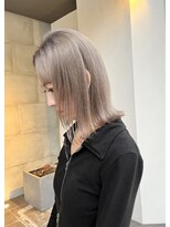 レフ(LEF)&nbsp;ブロンドベージュ/ケアブリーチ/ダブルカラー/葛谷 英司