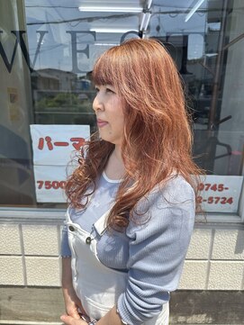 ウエスト(WEST) ロング×オレンジ