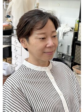 ヘアーマツシタ(Hair Matsushita) 大人ツーブロック女子ショートスタイル